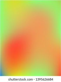 Bright blurred graphics from various combinations of colors and shades. Vector illustration flat. 