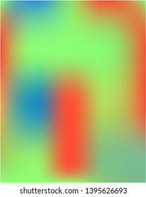 Bright blurred graphics from various combinations of colors and shades. Vector illustration flat. 
