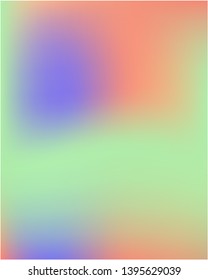 Bright blurred graphics from various combinations of colors and shades. Vector illustration flat. 