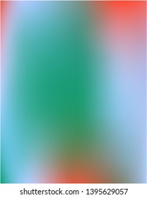 Bright blurred graphics from various combinations of colors and shades. Vector illustration flat. 