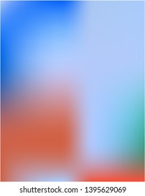 Bright blurred graphics from various combinations of colors and shades. Vector illustration flat. 