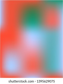 Bright blurred graphics from various combinations of colors and shades. Vector illustration flat. 