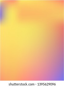 Bright blurred graphics from various combinations of colors and shades. Vector illustration flat. 