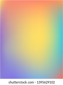 Bright blurred graphics from various combinations of colors and shades. Vector illustration flat. 