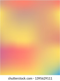 Bright blurred graphics from various combinations of colors and shades. Vector illustration flat. 