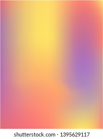 Bright blurred graphics from various combinations of colors and shades. Vector illustration flat. 