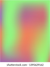 Bright blurred graphics from various combinations of colors and shades. Vector illustration flat. 