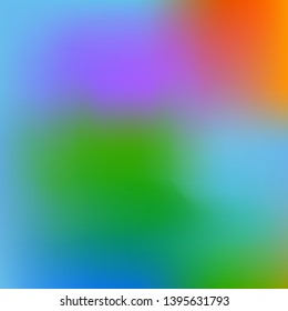 Bright blurred graphics from various combinations of colors and shades. Vector illustration flat. 