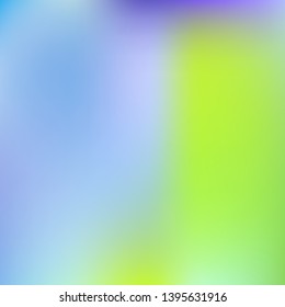 Bright blurred graphics from various combinations of colors and shades. Vector illustration flat. 