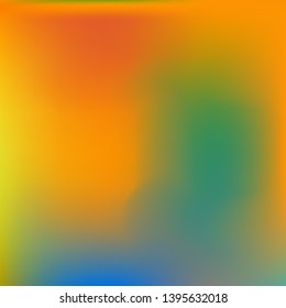 Bright blurred graphics from various combinations of colors and shades. Vector illustration flat. 