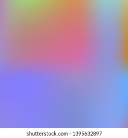 Bright blurred graphics from various combinations of colors and shades. Vector illustration flat. 