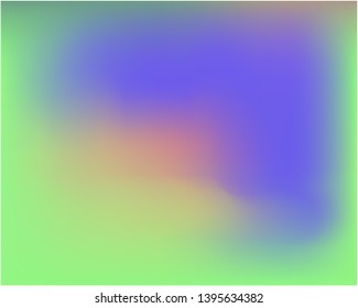 Bright blurred graphics from various combinations of colors and shades. Vector illustration flat. 