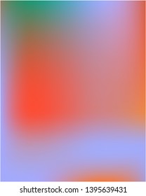 Bright blurred graphics from various combinations of colors and shades. Vector illustration cover. Interesting splash and spreading spot. Blue color spots that form a bright blurred graphics.