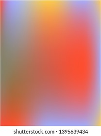 Bright blurred graphics from various combinations of colors and shades. Vector illustration shape. Strange splash and spreading spot. Red color spots that form a bright blurred graphics.