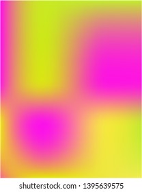 Bright blurred graphics from various combinations of colors and shades. Vector illustration invite. Pretty splash and spreading spot. Yellow color spots that form a bright blurred graphics.