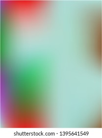 Bright blurred graphics from various combinations of colors and shades. Trendy splash and spreading spot. Vector illustration flyer. Blue color spots that form a bright blurred graphics.