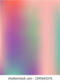 Bright blurred graphics from various combinations of colors and shades. Trendy splash and spreading spot. Vector illustration flyer. Violet color spots that form a bright blurred graphics.