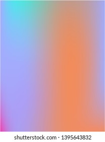 Bright blurred graphics from various combinations of colors and shades. Creative splash and spreading spot. Vector illustration flat. Orange color spots that form a bright blurred graphics.