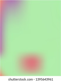 Bright blurred graphics from various combinations of colors and shades. Vector illustration cover. Amazing splash and spreading spot. Green color spots that form a bright blurred graphics.