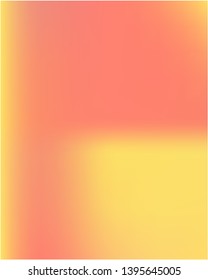 Bright blurred graphics from various combinations of colors and shades. Juicy splash and spreading spot. Vector illustration space. Orange color spots that form a bright blurred graphics.