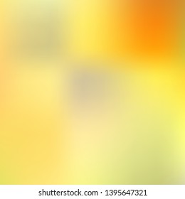 Bright blurred graphics from various combinations of colors and shades. Vector illustration flat. Startling splash and spreading spot. Yellow color spots that form a bright blurred graphics.