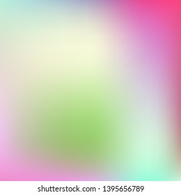 Bright blurred graphics from various combinations of colors and shades. Magic splash and spreading spot. Vector illustration layout. Pink color spots that form a bright blurred graphics.