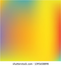 Bright blurred graphics from various combinations of colors and shades. Vector illustration space. Unreal splash and spreading spot. Yellow color spots that form a bright blurred graphics.