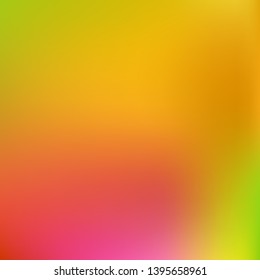 Bright blurred graphics from various combinations of colors and shades. Vector illustration cover. Unreal splash and spreading spot. Orange color spots that form a bright blurred graphics.