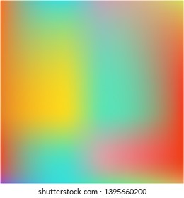 Bright blurred graphics from various combinations of colors and shades. Startling splash and spreading spot. Vector illustration concept. Blue color spots that form a bright blurred graphics.