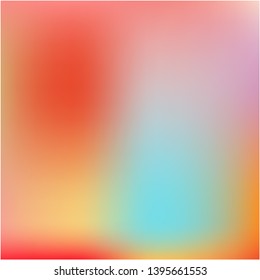 Bright blurred graphics from various combinations of colors and shades. Vector illustration show. Great splash and spreading spot. Pink color spots that form a bright blurred graphics.