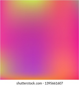 Bright blurred graphics from various combinations of colors and shades. Pretty splash and spreading spot. Vector illustration show. Pink color spots that form a bright blurred graphics.