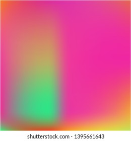 Bright blurred graphics from various combinations of colors and shades. Vector illustration flyer. Random splash and spreading spot. Pink color spots that form a bright blurred graphics.