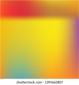 Bright blurred graphics from various combinations of colors and shades. Vector illustration presentation. Amazing splash and spreading spot. Yellow color spots that form a bright blurred graphics.