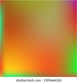 Bright blurred graphics from various combinations of colors and shades. Vector illustration concept. Strange splash and spreading spot. Red color spots that form a bright blurred graphics.