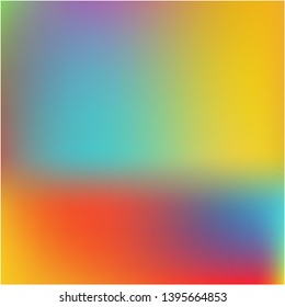 Bright blurred graphics from various combinations of colors and shades. Amazing splash and spreading spot. Vector illustration layout. Orange color spots that form a bright blurred graphics.