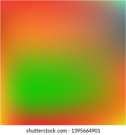 Bright blurred graphics from various combinations of colors and shades. Vector illustration layout. Pretty splash and spreading spot. Green color spots that form a bright blurred graphics.