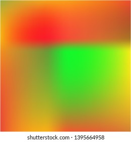 Bright blurred graphics from various combinations of colors and shades. Random splash and spreading spot. Vector illustration presentation. Red color spots that form a bright blurred graphics.