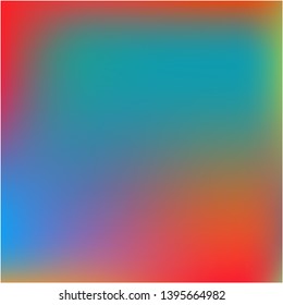 Bright blurred graphics from various combinations of colors and shades. Amazing splash and spreading spot. Vector illustration presentation. Blue color spots that form a bright blurred graphics.