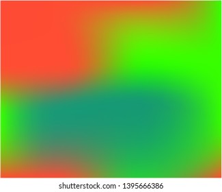 Bright blurred graphics from various combinations of colors and shades. Trendy splash and spreading spot. Vector illustration space. Green color spots that form a bright blurred graphics.