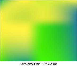 Bright blurred graphics from various combinations of colors and shades. Creative splash and spreading spot. Vector illustration flyer. Yellow color spots that form a bright blurred graphics.