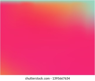 Bright blurred graphics from various combinations of colors and shades. Unreal splash and spreading spot. Vector illustration flat. Pink color spots that form a bright blurred graphics.