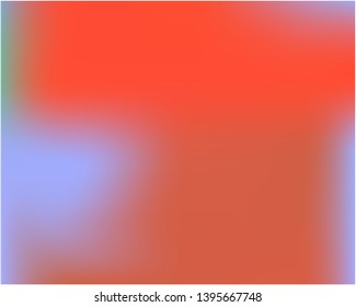 Bright blurred graphics from various combinations of colors and shades. Vector illustration flat. Strange splash and spreading spot. Red color spots that form a bright blurred graphics.