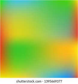 Bright blurred graphics from various combinations of colors and shades. Vector illustration shape. Nice splash and spreading spot. Yellow color spots that form a bright blurred graphics.