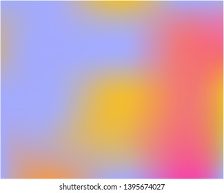 Bright blurred graphics from various combinations of colors and shades. Interesting splash and spreading spot. Vector illustration layout. Blue color spots that form a bright blurred graphics.