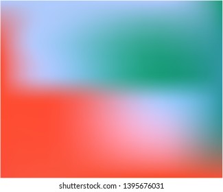 Bright blurred graphics from various combinations of colors and shades. Vector illustration layout. Interesting splash and spreading spot. Red color spots that form a bright blurred graphics.