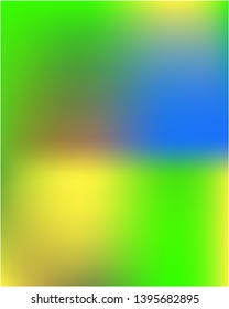 Bright blurred graphics from various combinations of colors and shades. Vector illustration flat. Green color spots that form a bright blurred graphics.