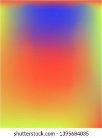 Bright blurred graphics from various combinations Gradient mesh of colors and shades. Vector illustration flat. Interesting splash and spreading spot. Yellow color spots that form a bright blurred graphics.