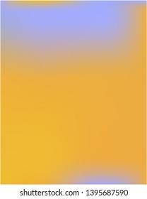 Bright blurred graphics from various combinations of gradient mesh colors and shades. Vector illustration invite. Startling splash and spreading spot. Orange color spots that form a bright blurred graphics.