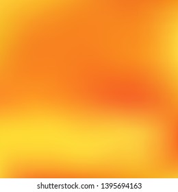 Bright blurred graphics from various combinations of colors and shades. Vector illustration layout. Random splash and spreading spot. Orange color spots that form a bright blurred graphics.