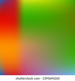 Bright blurred graphics from various combinations of colors and shades. Random splash and spreading spot. Vector illustration invite. Green color spots that form a bright blurred graphics.